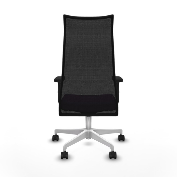 Albacete malla sincro malla negra bali morado brazos 2D base blanca ruedas 65 mm nailon