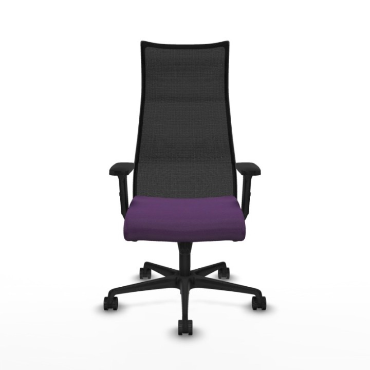 Albacete malla sincro malla negra bali morado brazos 2D base nailon ruedas 65 mm nailon