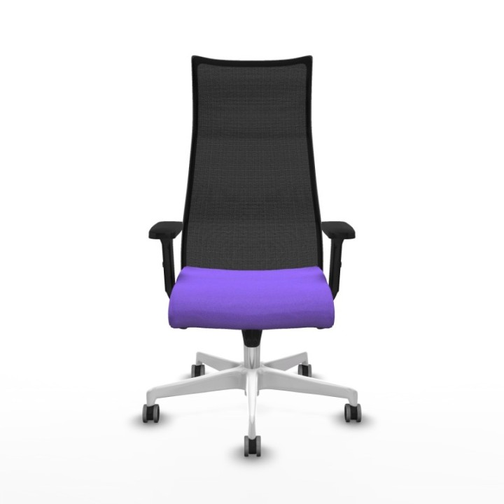 Albacete malla sincro malla negra bali lila brazos 2D base blanca ruedas 65mm engomadas