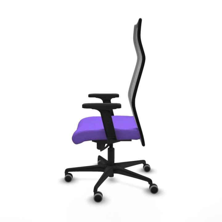 Albacete malla sincro malla negra bali lila brazos 2D base nailon ruedas 65mm engomadas