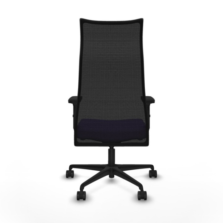 Albacete malla sincro malla negra bali lila brazos 2D base nailon ruedas 65 mm nailon