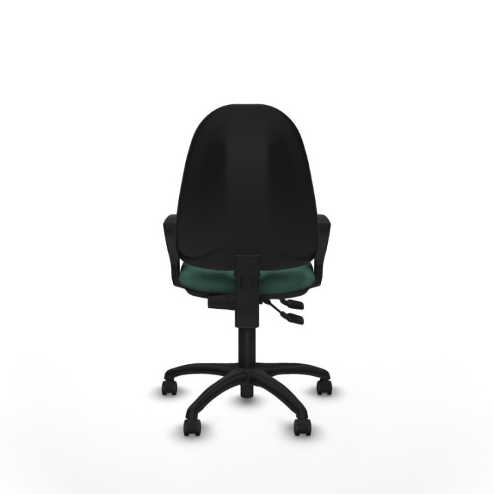 Algarra CPDM bali verde botella brazos fijos base poliamida ruedas autofrenantes 50mm