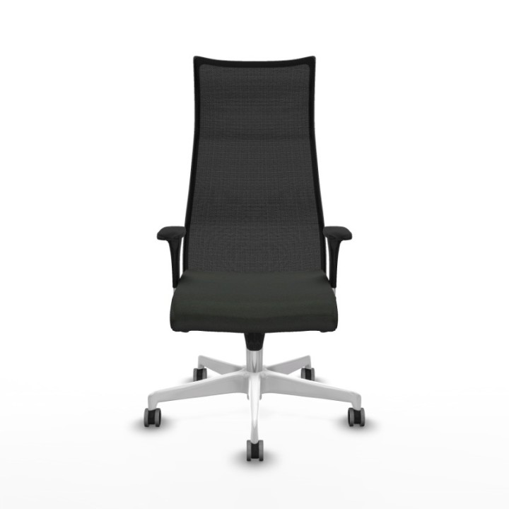 Albacete malla sincro malla negra bali negro brazos 1D base blanca ruedas 65mm engomadas