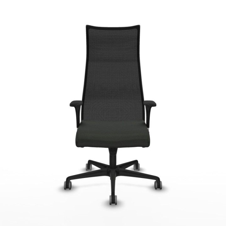 Albacete malla sincro malla negra bali negro brazos 1D base nailon ruedas 65mm engomadas