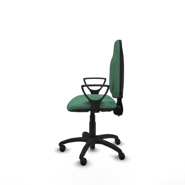 Algarra CPDM bali verde esmeralda brazos fijos base poliamida ruedas autofrenantes 50mm