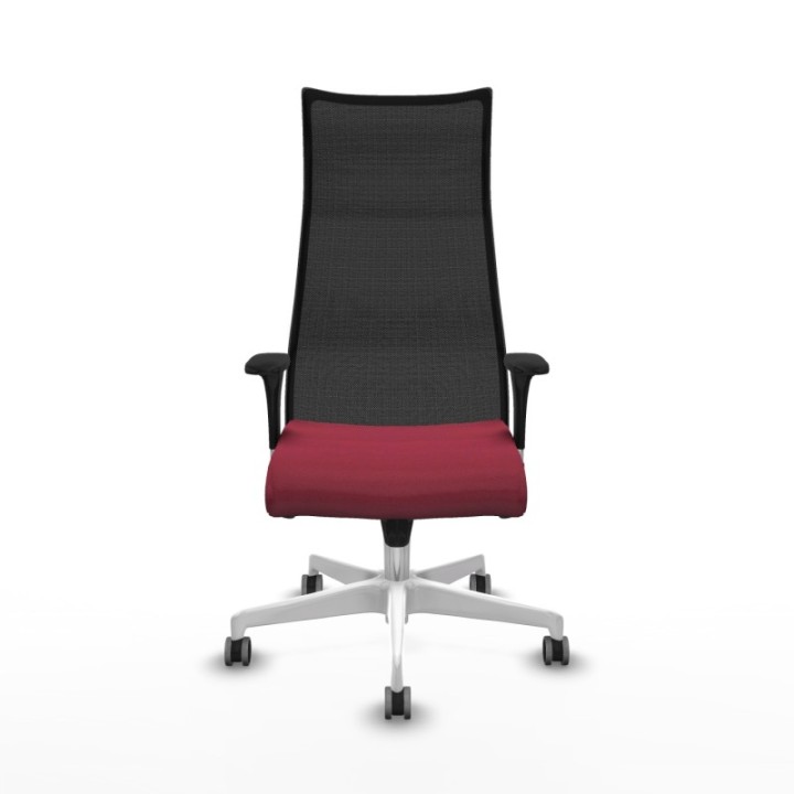 Albacete malla sincro malla negra bali granate brazos 1D base blanca ruedas 65mm engomadas