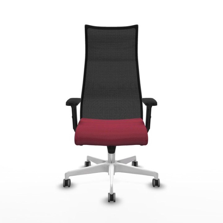 Albacete malla sincro malla negra bali granate brazos 2D base blanca ruedas 65mm engomadas