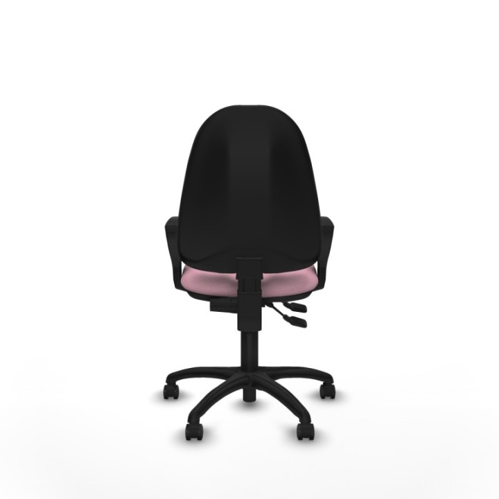 Algarra CPDM bali rosa brazos fijos base poliamida ruedas autofrenantes 50mm