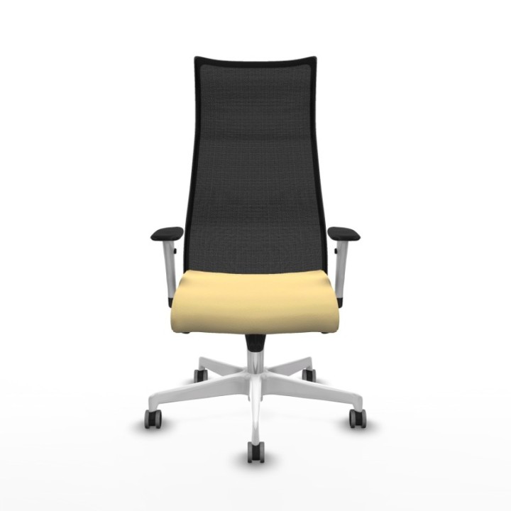 Albacete malla sincro malla negra similpiel crema brazos blancos base blanca ruedas 65mm engomadas