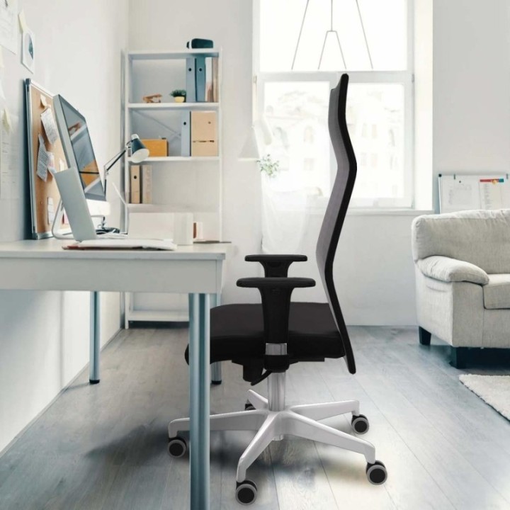 Albacete malla sincro malla negra similpiel crema brazos 1D base blanca ruedas 65mm engomadas