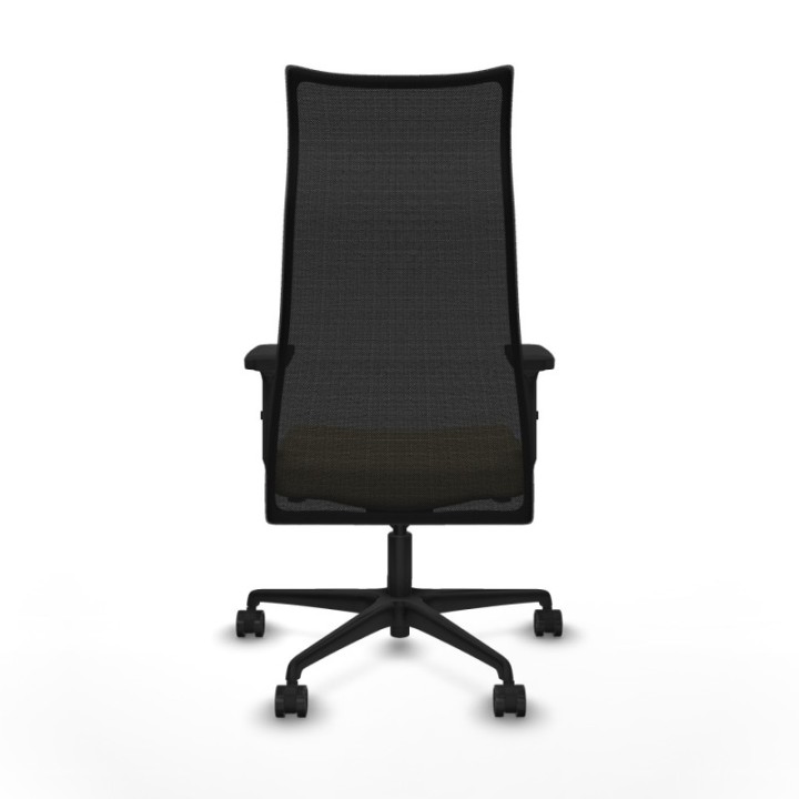 Albacete malla sincro malla negra similpiel crema brazos 2D base nailon ruedas 65 mm nailon