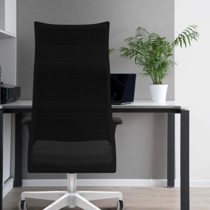 Albacete malla sincro malla negra similpiel turquesa brazos 1D base blanca ruedas 65mm engomadas