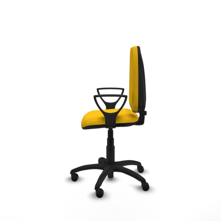 Aýna CP bali amarillo brazos fijos base poliamida ruedas engomadas 50mm