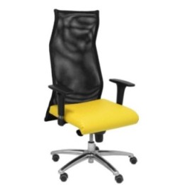 Sillon Albacete malla similpiel amarillo