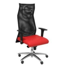 Sillon Albacete malla similpiel rojo