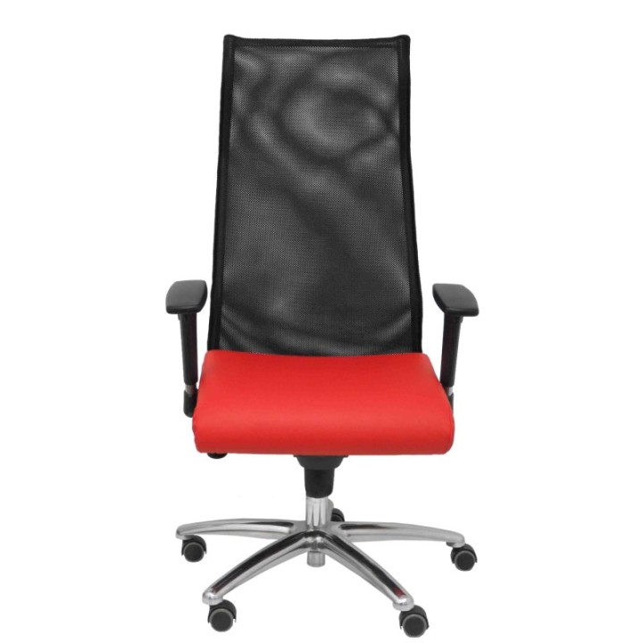 Sillon Albacete malla similpiel rojo
