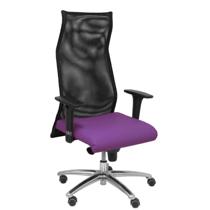 Sillon Albacete malla similpiel morado
