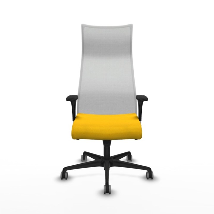 Albacete malla XL sincro malla blanca bali amarillo brazos 1D base nailon ruedas 65mm engomadas