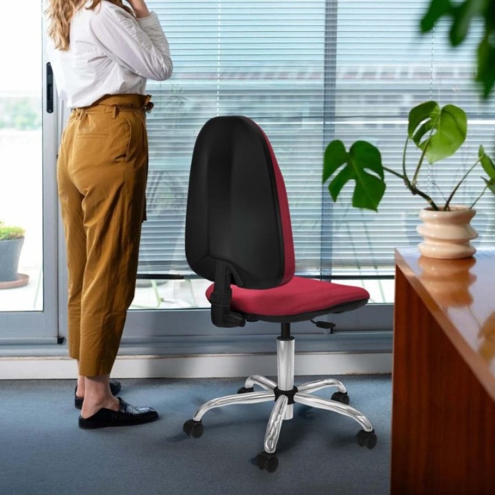 Algarra CP bali blanco base cromada ruedas autofrenantes 50mm