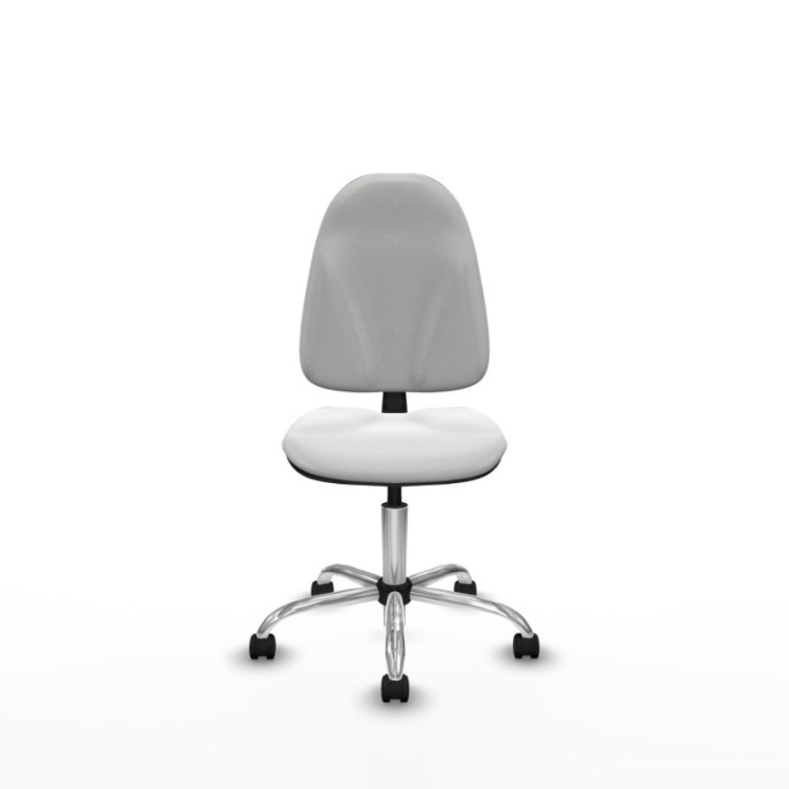 Algarra CP bali blanco base cromada ruedas nailon 50mm