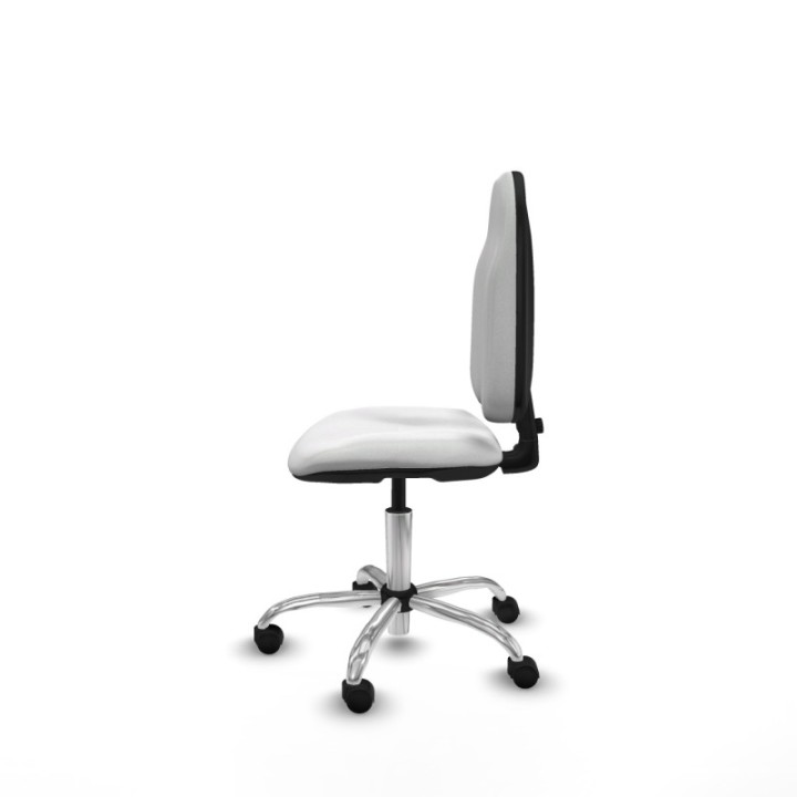 Algarra CP bali blanco base cromada ruedas nailon 50mm