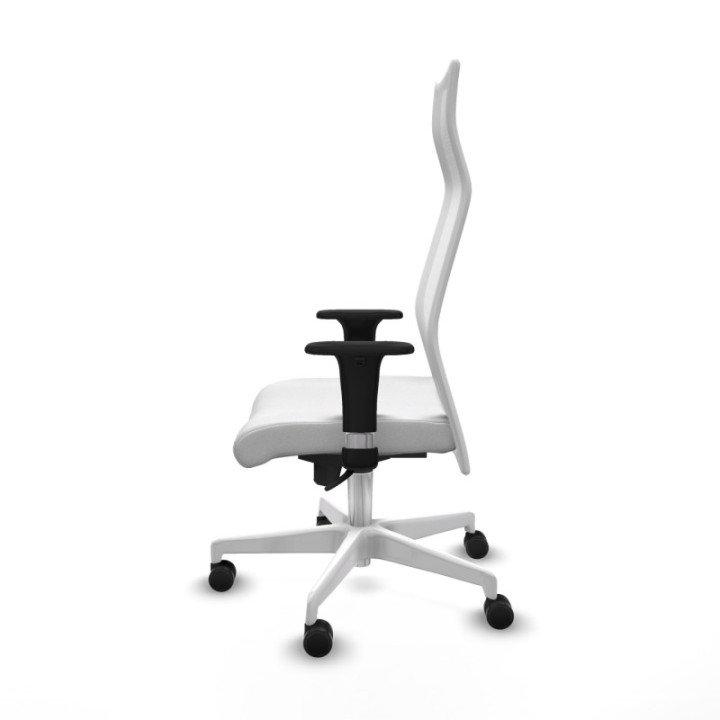 Albacete malla XL sincro malla blanca bali blanco brazos 1D base blanca ruedas 65mm nailon