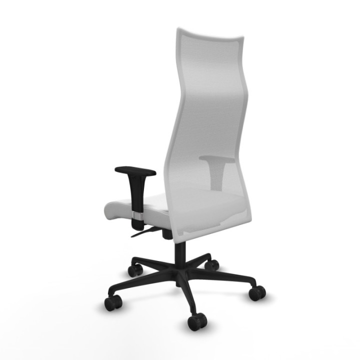 Albacete malla XL sincro malla blanca bali blanco brazos 1D base nailon ruedas 65mm nailon