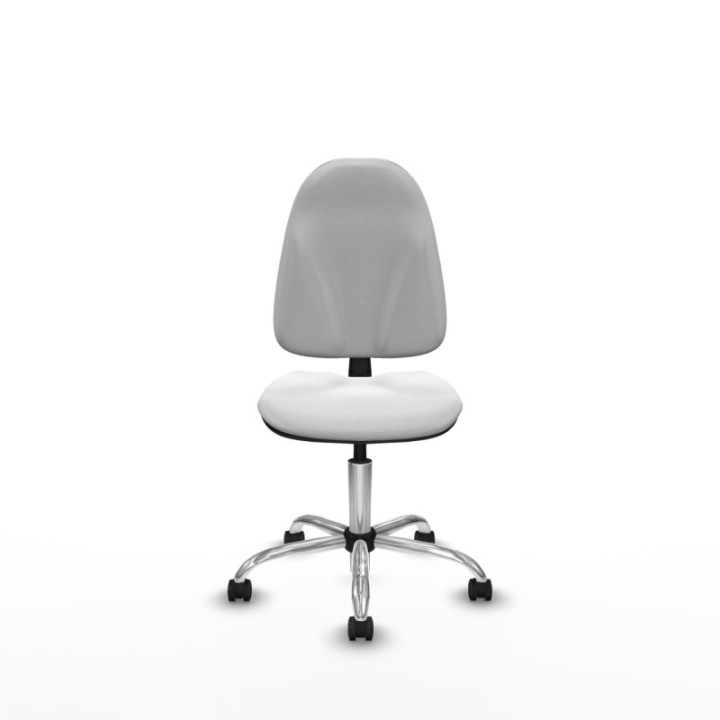 Algarra CP bali blanco base cromada ruedas engomadas 50mm