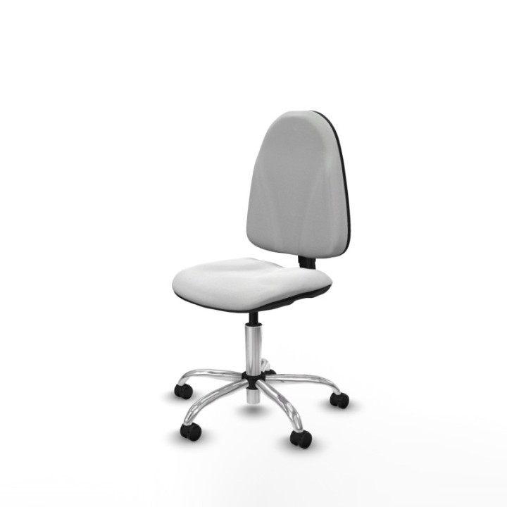 Algarra CP bali blanco base cromada ruedas engomadas 50mm