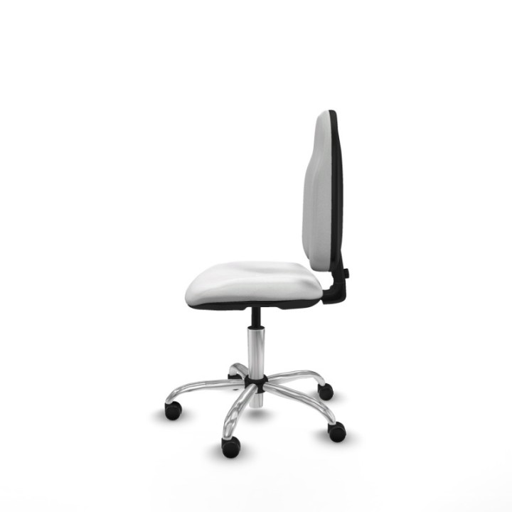 Algarra CP bali blanco base cromada ruedas engomadas 50mm