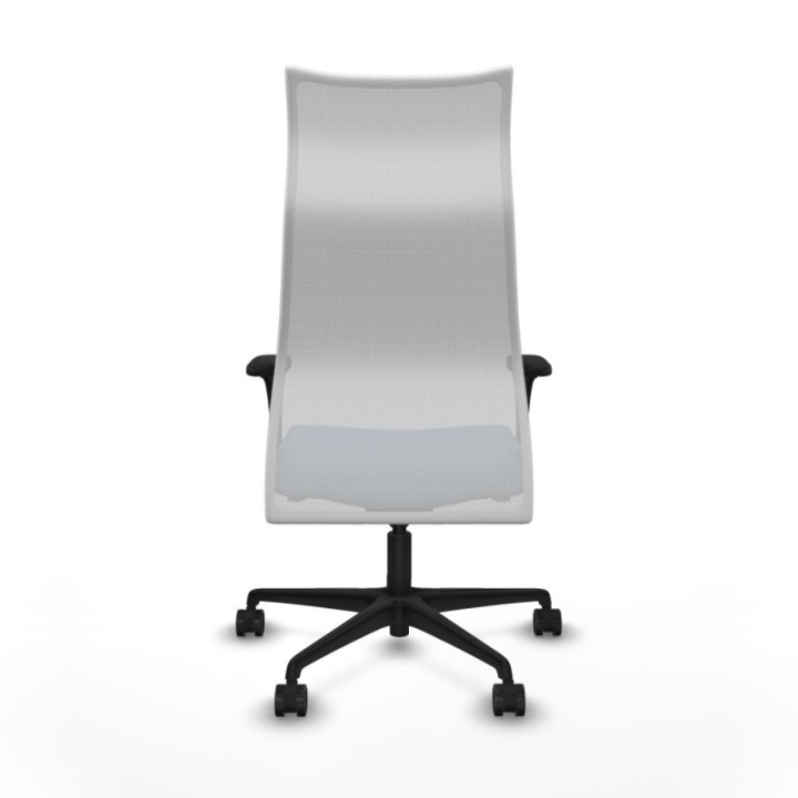 Albacete malla XL sincro malla blanca bali azul cielo brazos 1D base nailon ruedas 65mm nailon