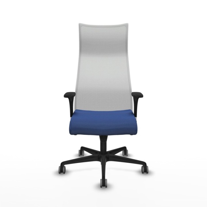 Albacete malla XL sincro malla blanca bali azul marino brazos 1D base nailon ruedas 65mm engomadas