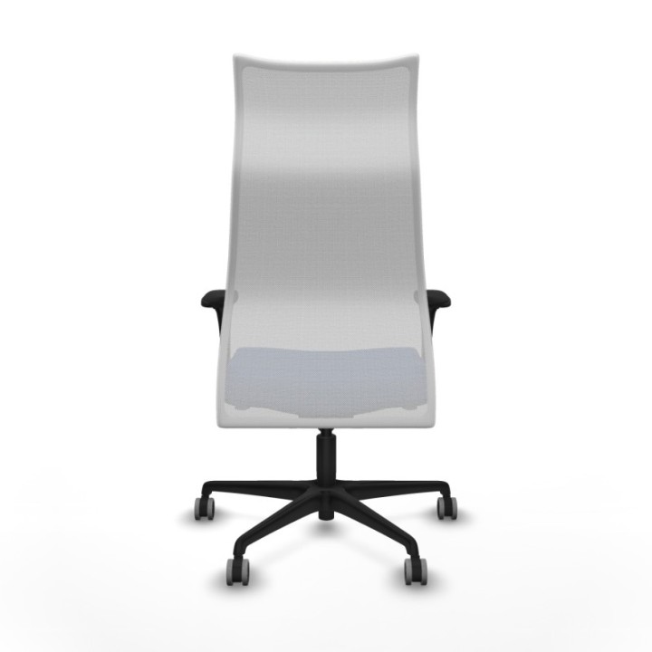 Albacete malla XL sincro malla blanca bali azul marino brazos 1D base nailon ruedas 65mm engomadas