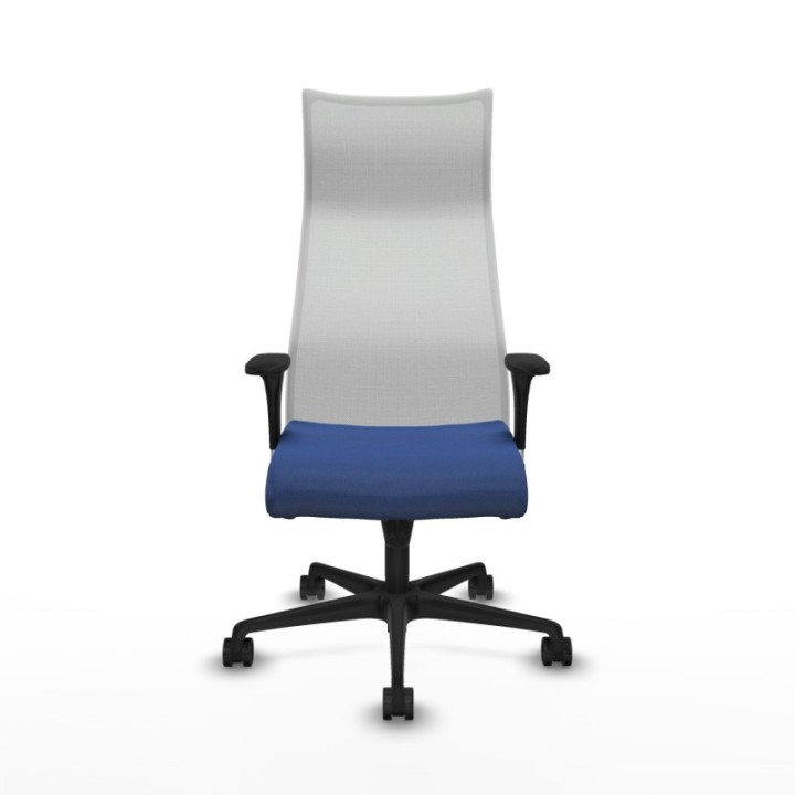 Albacete malla XL sincro malla blanca bali azul marino brazos 1D base nailon ruedas 65mm nailon