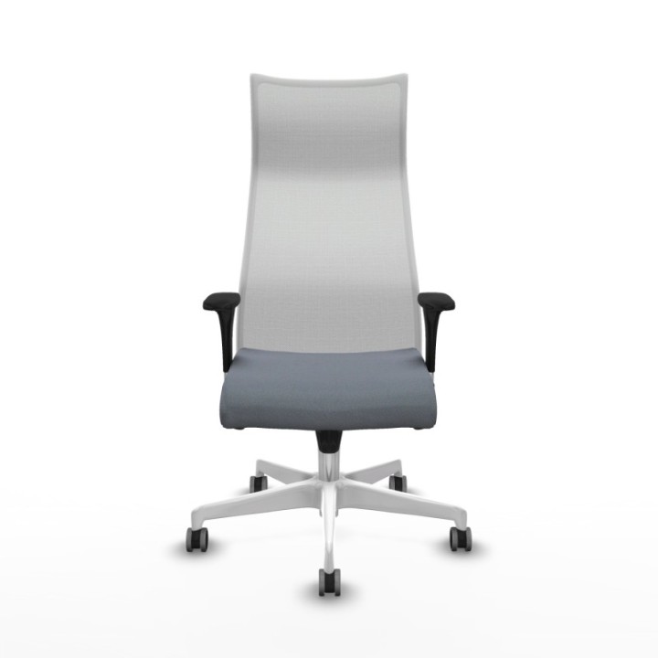 Albacete malla XL sincro malla blanca bali gris brazos 1D base blanca ruedas 65mm engomadas