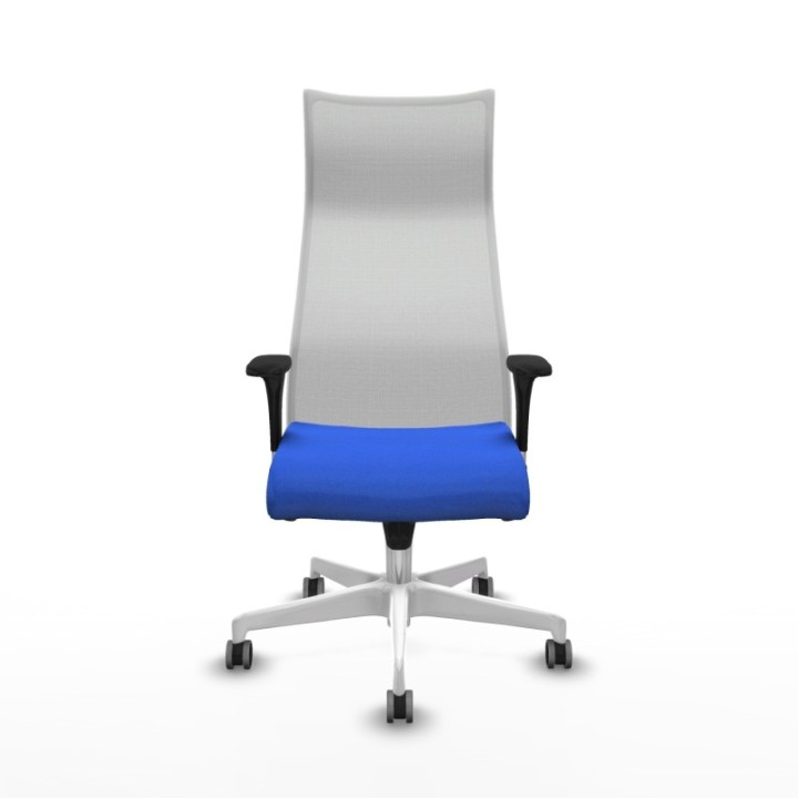 Albacete malla XL sincro malla blanca bali azul brazos 1D base blanca ruedas 65mm engomadas