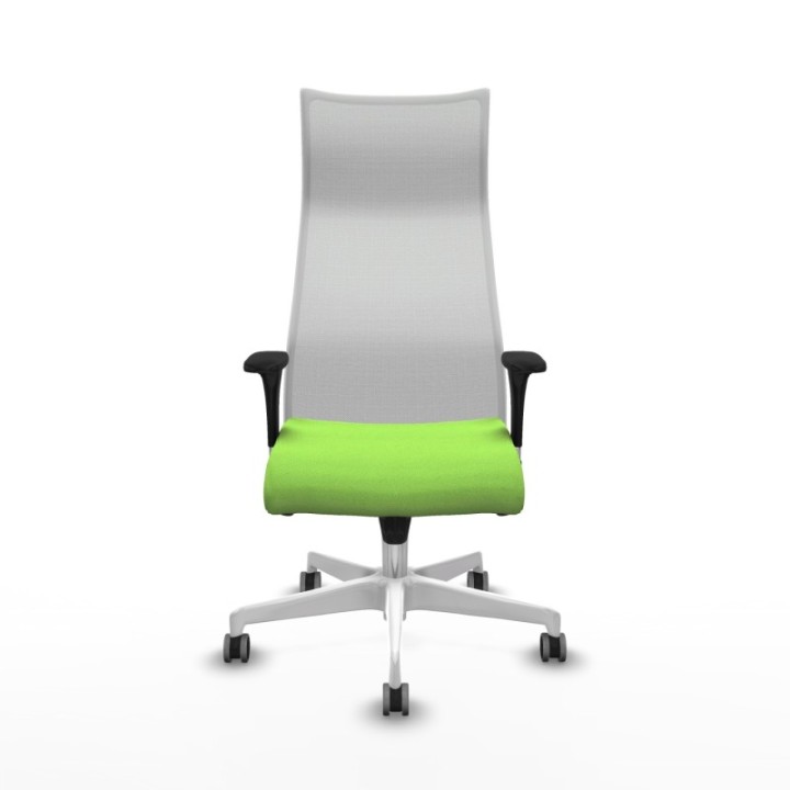 Albacete malla XL sincro malla blanca bali pistacho brazos 1D base blanca ruedas 65mm engomadas