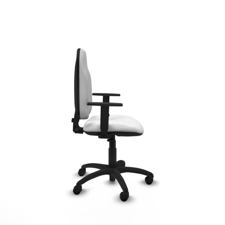 Algarra CP bali blanco brazos 1D base poliamida ruedas nailon 50mm