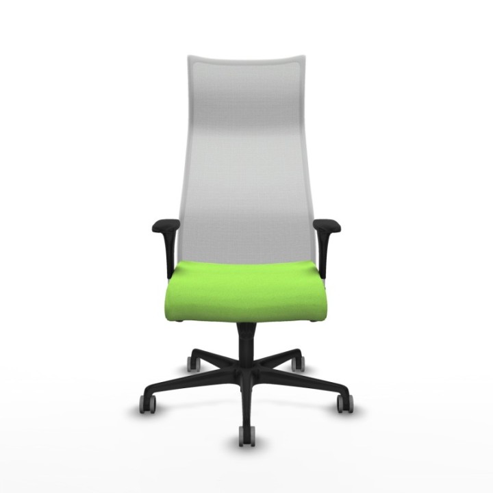 Albacete malla XL sincro malla blanca bali pistacho brazos 1D base nailon ruedas 65mm engomadas