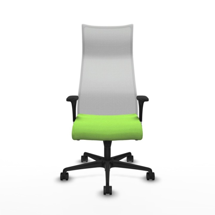 Albacete malla XL sincro malla blanca bali pistacho brazos 1D base nailon ruedas 65mm nailon