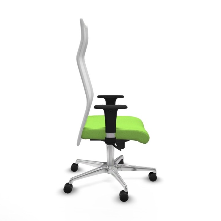 Albacete malla XL sincro malla blanca bali pistacho brazos 1D base aluminio ruedas 65mm nailon