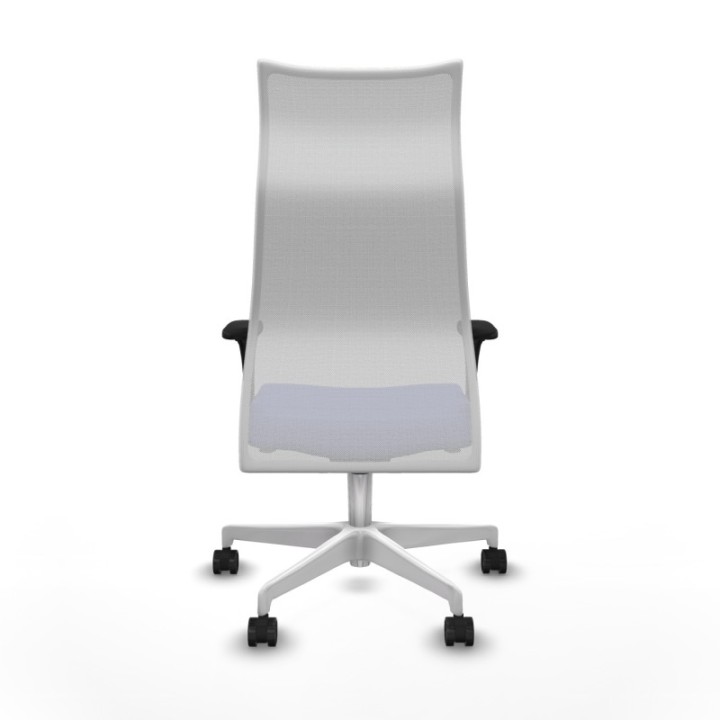 Albacete malla XL sincro malla blanca bali azul claro brazos 1D base blanca ruedas 65mm nailon