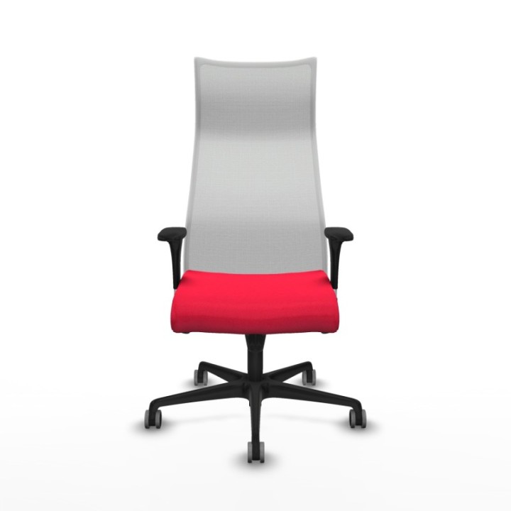 Albacete malla XL sincro malla blanca bali rojo brazos 1D base nailon ruedas 65mm engomadas