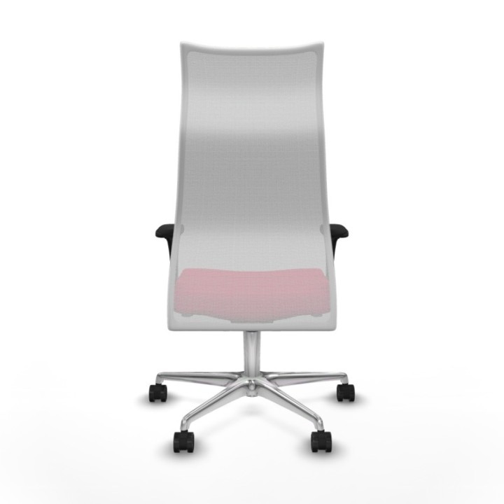 Albacete malla XL sincro malla blanca bali rojo brazos 1D base aluminio ruedas 65mm nailon