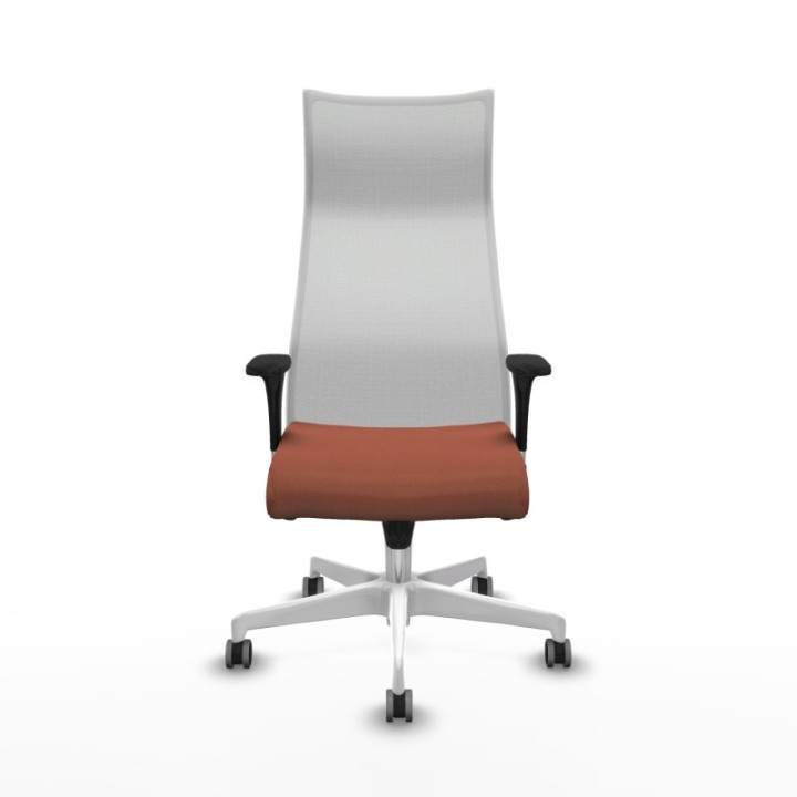 Albacete malla XL sincro malla blanca bali marrón brazos 1D base blanca ruedas 65mm engomadas