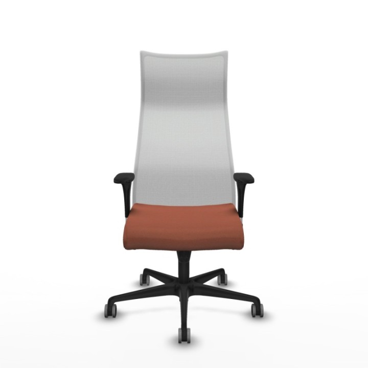 Albacete malla XL sincro malla blanca bali marrón brazos 1D base nailon ruedas 65mm engomadas