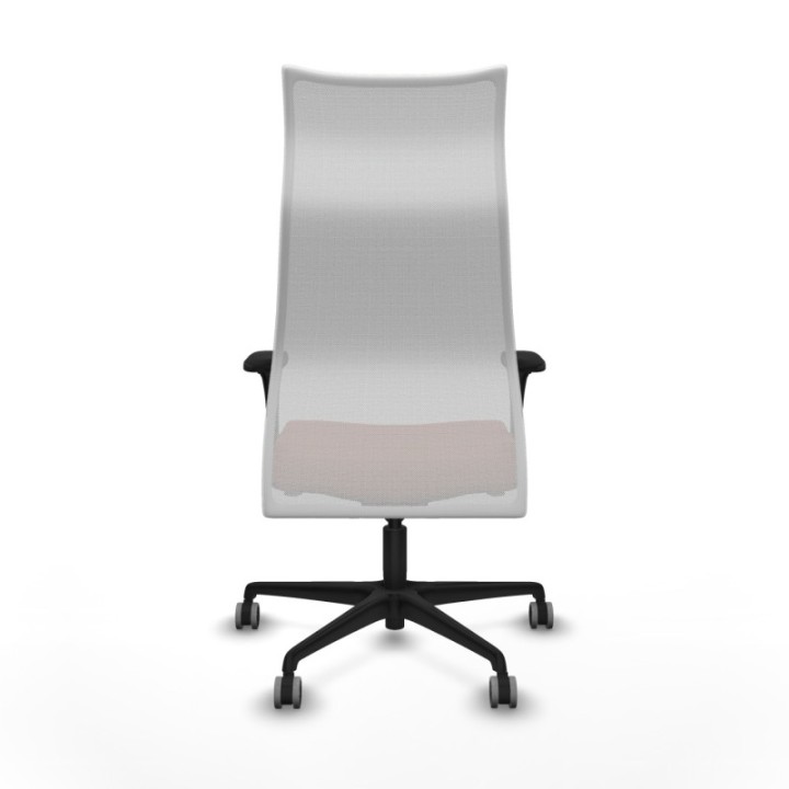 Albacete malla XL sincro malla blanca bali marrón brazos 1D base nailon ruedas 65mm engomadas