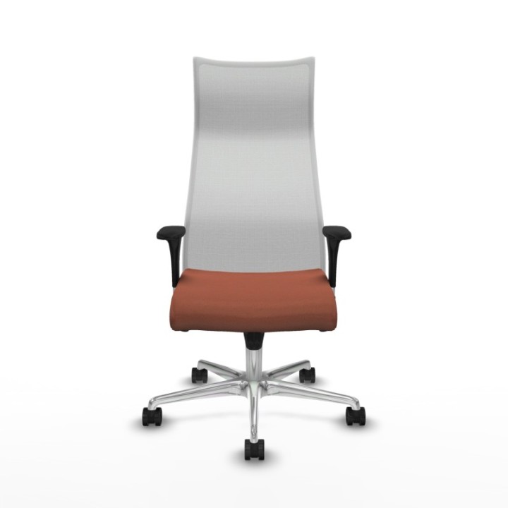 Albacete malla XL sincro malla blanca bali marrón brazos 1D base aluminio ruedas 65mm nailon