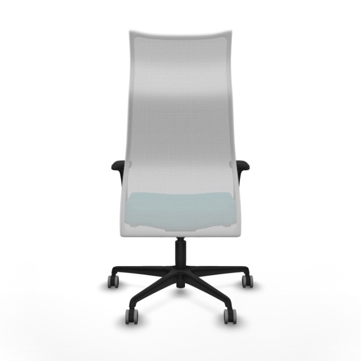 Albacete malla XL sincro malla blanca bali turquesa brazos 1D base nailon ruedas 65mm engomadas