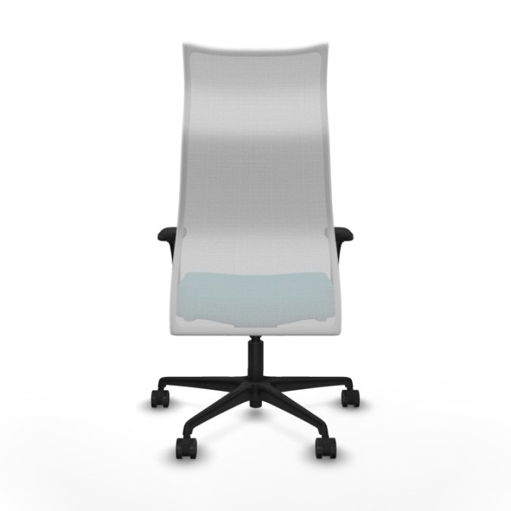 Albacete malla XL sincro malla blanca bali turquesa brazos 1D base nailon ruedas 65mm nailon